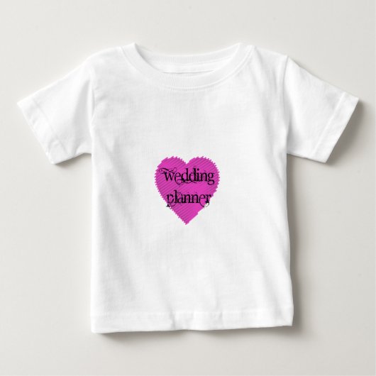 T-shirt Pour Bébé Wedding planner (Devant)