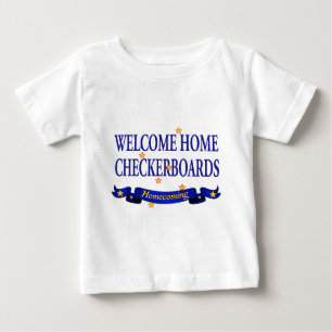 T-shirt Pour Bébé Welcome Home Checkerboards