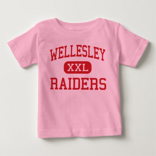 T-shirt Pour Bébé Wellesley - Raiders - High - Wellesley (Devant)