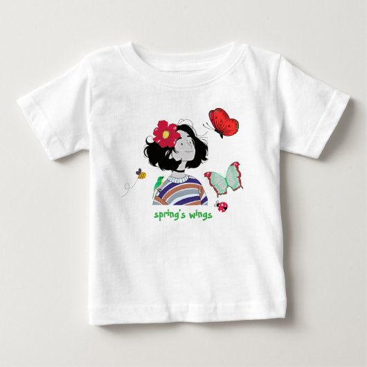T-shirt Pour Bébé Where Spring Meets Me (Devant)
