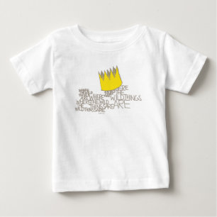 T-shirt Pour Bébé Where the Wild Things Are   Couronne