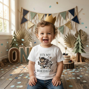T-shirt Pour Bébé Where The Wild Things C'est mon anniversaire