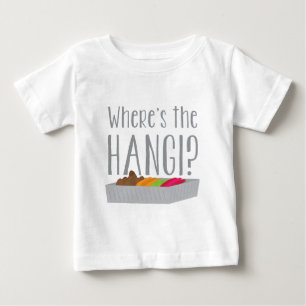 T-shirt Pour Bébé Wheres le HANGI ? (Festin maori de la Nouvelle