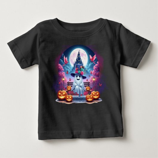 T-shirt Pour Bébé Whimsical Boo (Devant)