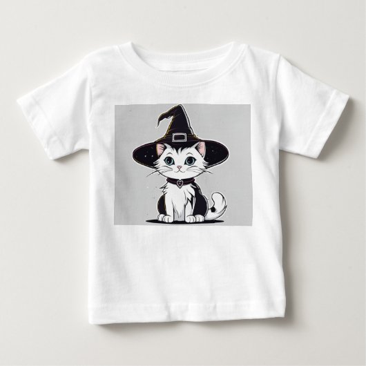 T-shirt Pour Bébé Whiskers éffrayants : Magic Kitty Edition (Devant)