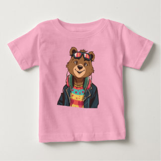 T-shirt Pour Bébé Wholesome Bear – Cozy, Colorful and Heartwarming