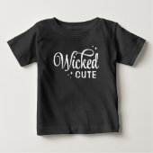 T-shirt Pour Bébé Wicked Cute Halloween (Devant)