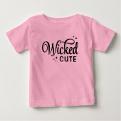 T-shirt Pour Bébé Wicked Cute Halloween (Devant)