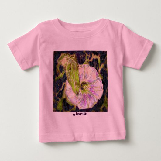 T-shirt Pour Bébé Wild Morning Glory par Alexandra Cook (Devant)