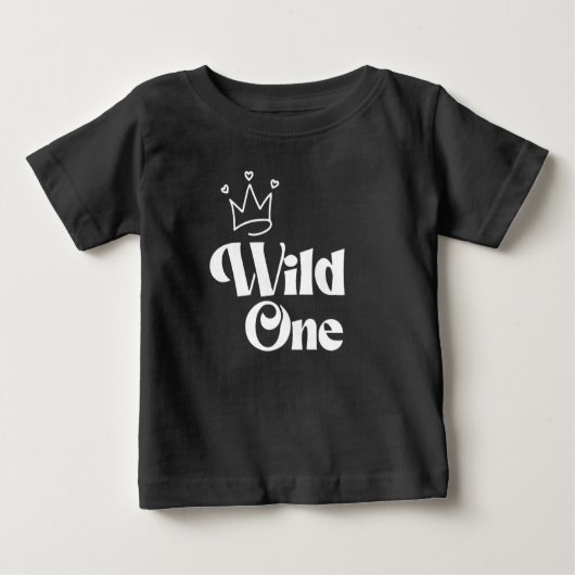 T-shirt Pour Bébé Wild One 1st Birthday Wild Things (Devant)