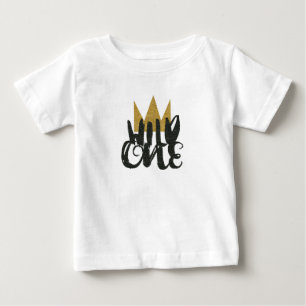 T-shirt Pour Bébé WILD ONE Couronne Pailletée 1 1er Anniversaire Béb