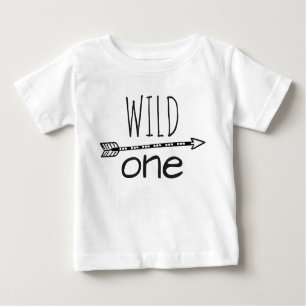 T-shirt Pour Bébé Wild One First Birthday Baby Bodysuit