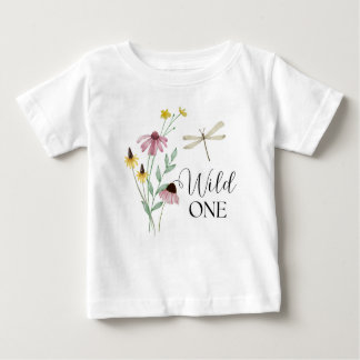T-shirt Pour Bébé Wild One - Premier anniversaire Chemise florale