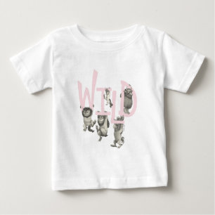T-shirt Pour Bébé WILD Wild Things et Max - Rose