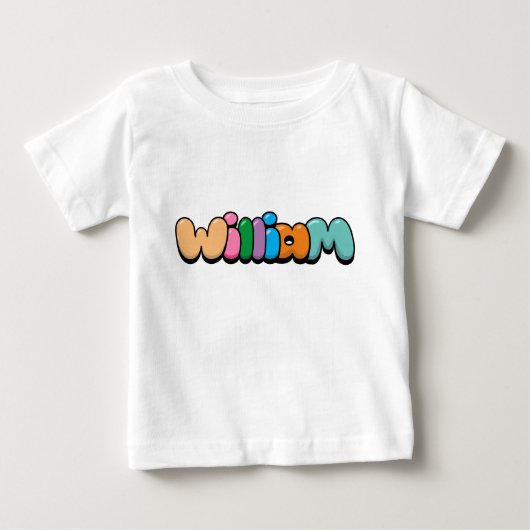 T-shirt Pour Bébé William (Devant)