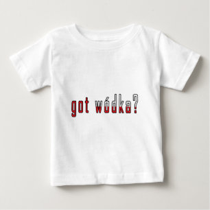 T-shirt Pour Bébé wodka ? Drapeau