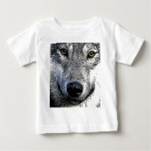 T-shirt Pour Bébé Wolf Eyes (Devant)