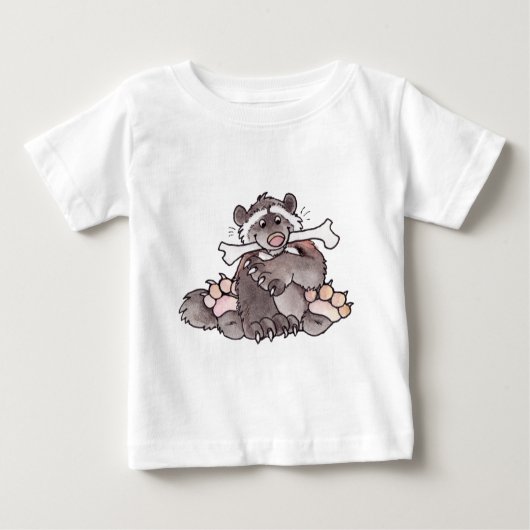 T-shirt Pour Bébé Wolverine heureux (Devant)