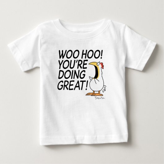 T-shirt Pour Bébé WOO HOO VOUS FAITES LE GRAND Sandra Boynton (Devant)