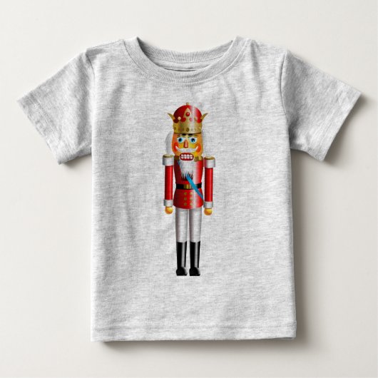 T-shirt Pour Bébé Xmas Nutcracker King (Devant)