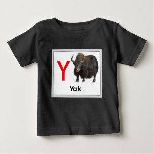 T-shirt Pour Bébé Y est pour Yak