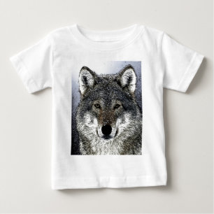 T-shirt Pour Bébé Yeux de loup