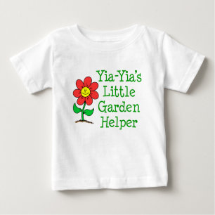 T-shirt Pour Bébé Yia-Yia's Little Garden Helper