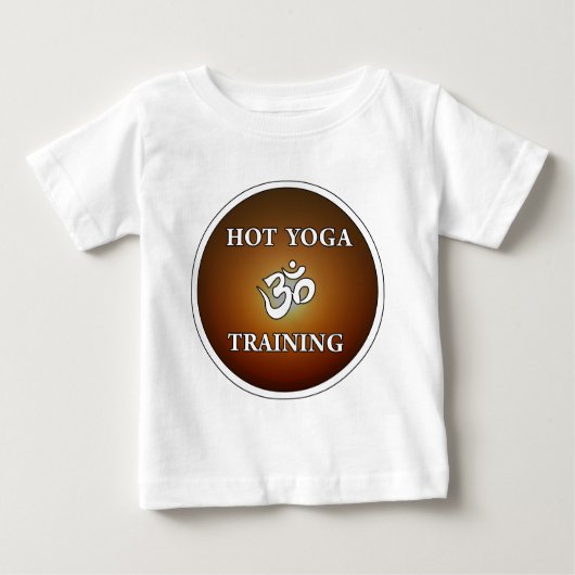 T-shirt Pour Bébé YOGA CHAUD .jpg (Devant)
