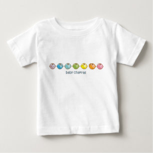 T-shirt Pour Bébé Yoga Speak Baby : All Baby Chakras