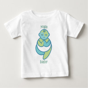 T-shirt Pour Bébé Yoga Speak Baby : Tree Pose Yoga Baby