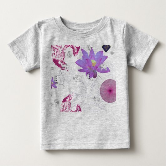 T-shirt Pour Bébé Yogi bébé Girl (Devant)