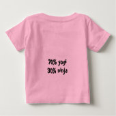 T-shirt Pour Bébé Yogi Ninja vêtements bébé (Dos)