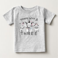 Young Wild & Three | T Shirt 3e Anniversaire
