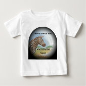 T-shirt Pour Bébé Zebra Portrait, Amboseli : l'Esprit de la Savanna (Devant)