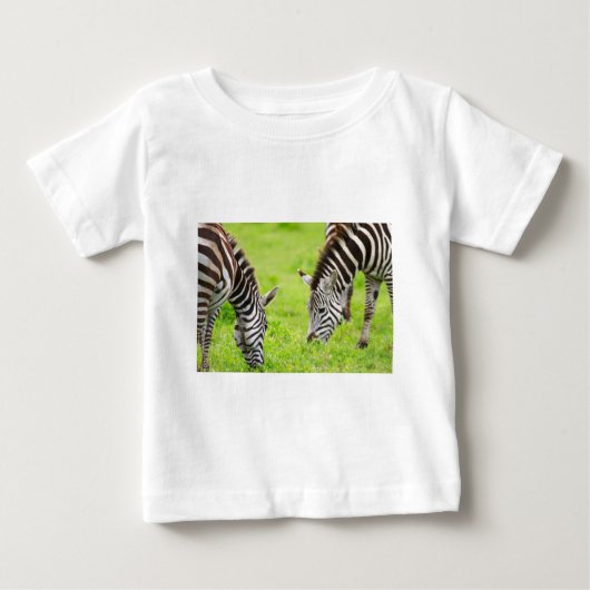 T-shirt Pour Bébé Zèbre (Devant)