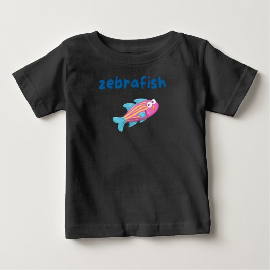 T-shirt Pour Bébé Zèbre (Devant)