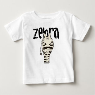 T-shirt Pour Bébé Zèbre
