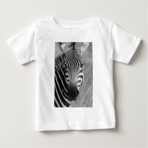 T-shirt Pour Bébé Zèbre Safari Mignon Africain Élégantes Rayures