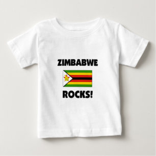 T-shirt Pour Bébé Zimbabwe Rocks