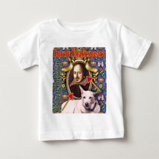 T-shirt Pour Bébé ZoeSPEAK - Certainement Shakespeare (Devant)