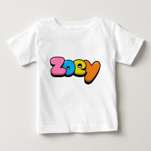 T-shirt Pour Bébé Zoey (Devant)