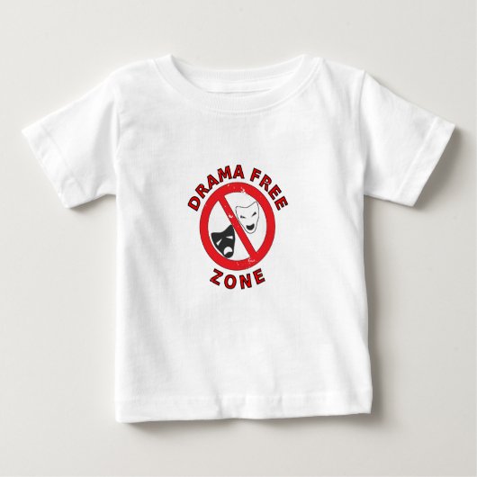 T-shirt Pour Bébé Zone sans drame (Devant)