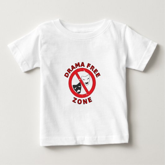 T-shirt Pour Bébé Zone sans drame (Devant)