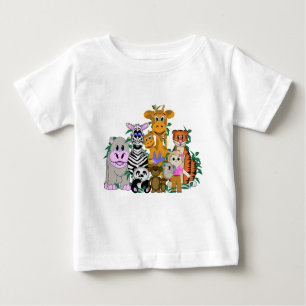 T-shirt Pour Bébé ZOO Girl