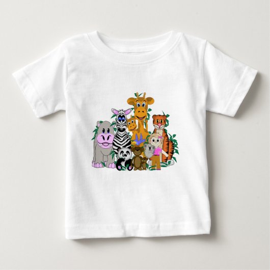 T-shirt Pour Bébé ZOO Girl (Devant)