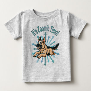 T-shirt Pour Bébé Zoomie Time German Shepherd