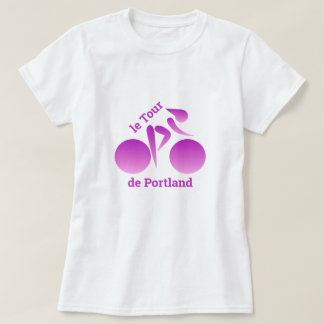 T-shirt pour bicyclette à pink féminin