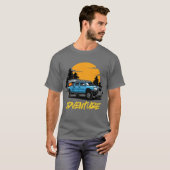 T-Shirt pour camion d'aventure (Devant entier)