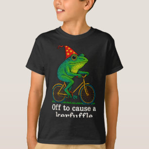 T-shirt Pour causer un chahut drôle de grenouille magicien