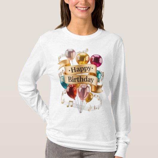 T-Shirt pour Célébration d'Anniversaire (Devant)